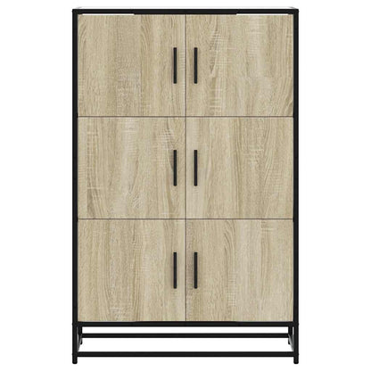 Highboard Sonoma Eg 68x35x106,5 cm Træ Materiale Metal