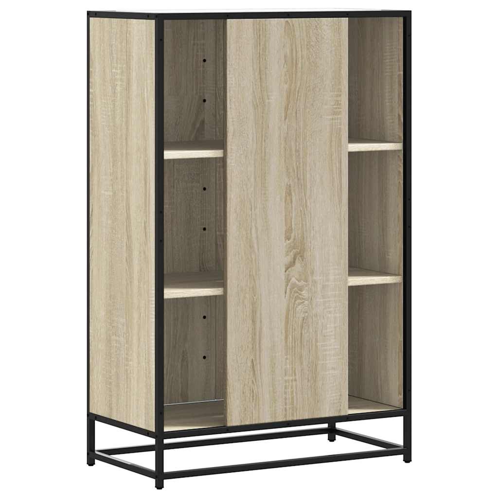 Highboard Sonoma Eg 68x35x106,5 cm Træ Materiale Metal