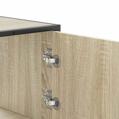 Highboard Sonoma Eg 68x35x106,5 cm Træ Materiale Metal