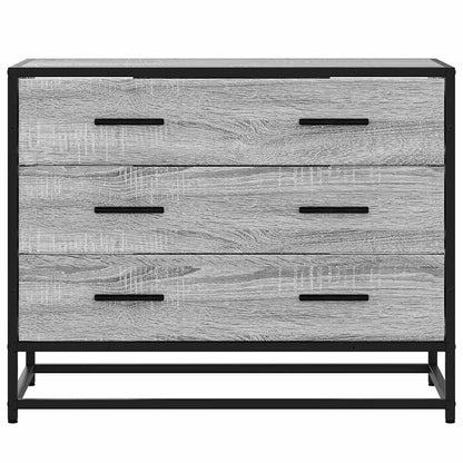Schubladenschrank Grau Sonoma 70x41x56 cm Holzwerkstoff