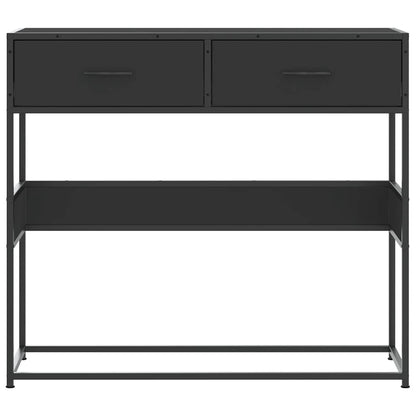 Konsolentisch Schwarz 90x35x80 cm Holzwerkstoff
