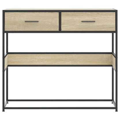 Konsolentisch Sonoma-Eiche 90x35x80 cm Holzwerkstoff