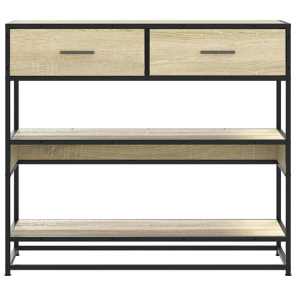 Konsolentisch Sonoma-Eiche 90x35x80 cm Holzwerkstoff