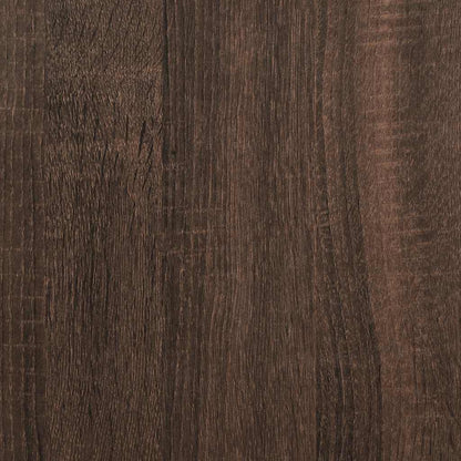 Schuhregal Braun Eichen-Optik 48x38x97,5 cm Holzwerkstoff