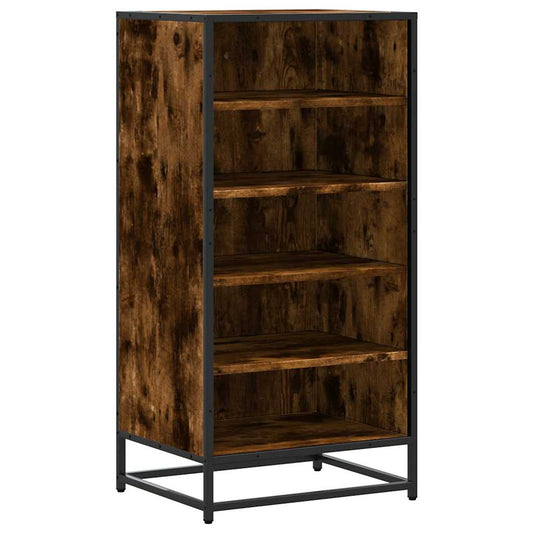 Schuhregal Räuchereiche 48x38x97,5 cm Holzwerkstoff