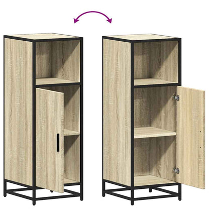 Badeværelsesskab Sonoma Eg 35x37,5x100 cm Træ Materiale