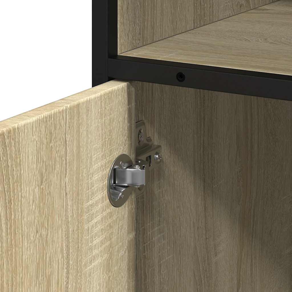 Badeværelsesskab Sonoma Eg 35x37,5x100 cm Træ Materiale