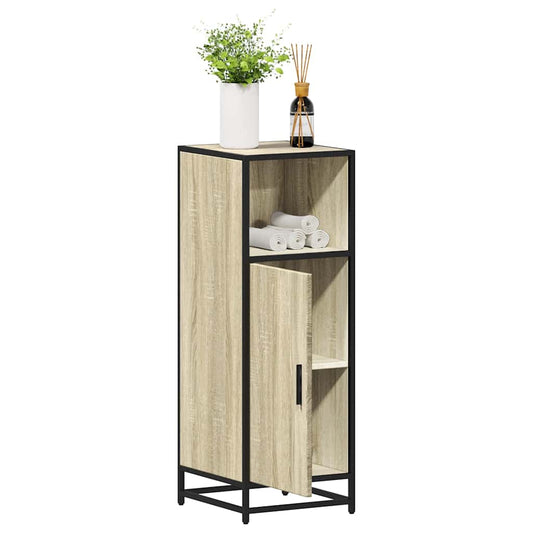 Badeværelsesskab Sonoma Eg 35x37,5x100 cm Træ Materiale