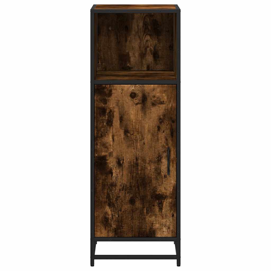 Badeværelsesskab Røget Eg 35x37,5x100 cm Træ Materiale