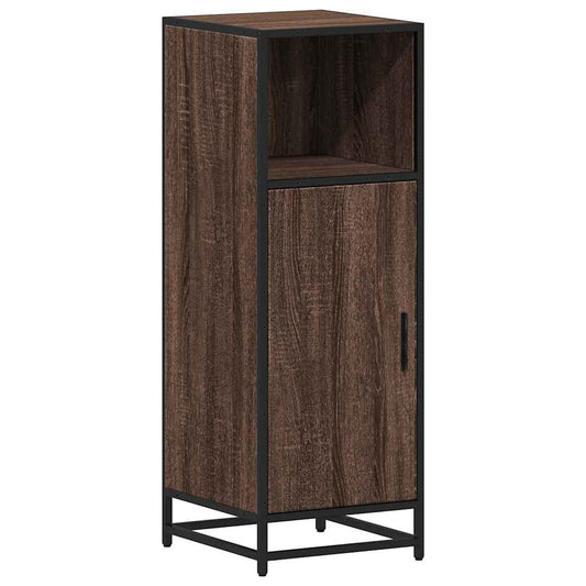 Badeværelsesskab Brun Eg Look 35x37,5x100 cm Træmateriale