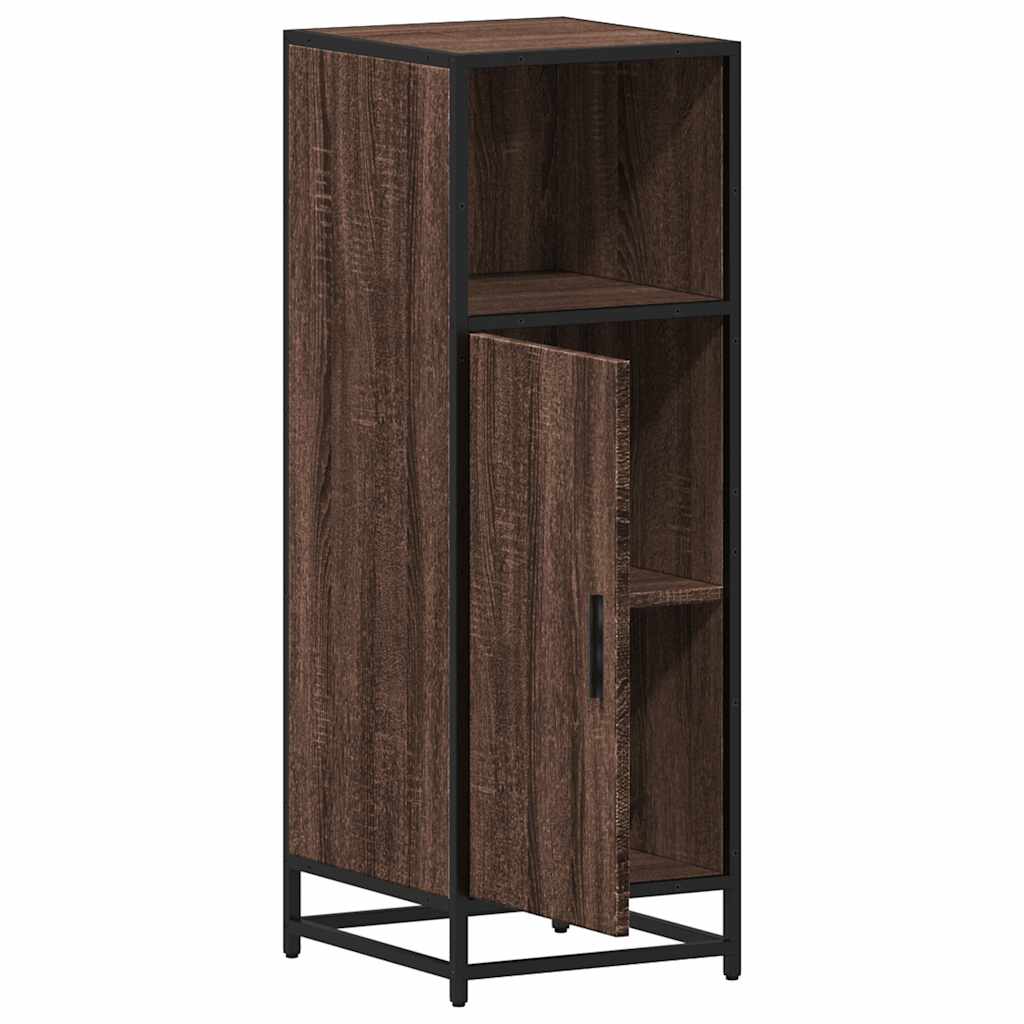 Badeværelsesskab Brun Eg Look 35x37,5x100 cm Træmateriale