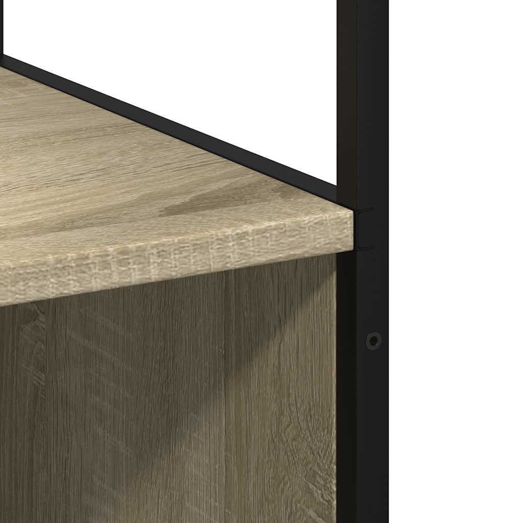 Badeværelsesskab Sonoma Eg 35x37,5x166 cm Træ Materiale
