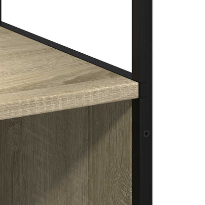 Badeværelsesskab Sonoma Eg 35x37,5x166 cm Træ Materiale