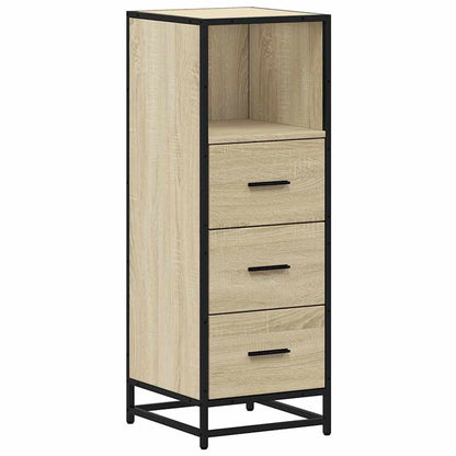 Badeværelsesskab Sonoma Eg 35x37,5x100 cm Træ Materiale