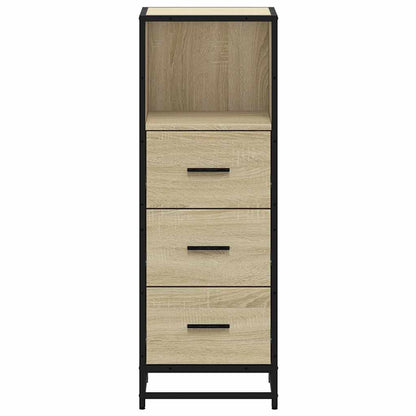 Badeværelsesskab Sonoma Eg 35x37,5x100 cm Træ Materiale