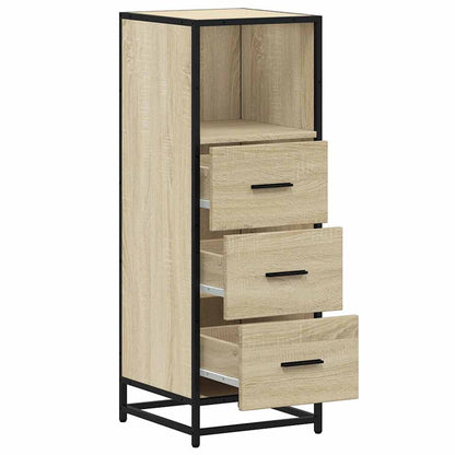 Badeværelsesskab Sonoma Eg 35x37,5x100 cm Træ Materiale