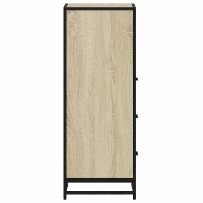 Badeværelsesskab Sonoma Eg 35x37,5x100 cm Træ Materiale