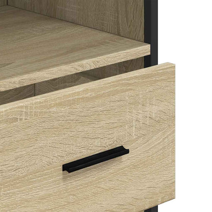 Badeværelsesskab Sonoma Eg 35x37,5x100 cm Træ Materiale