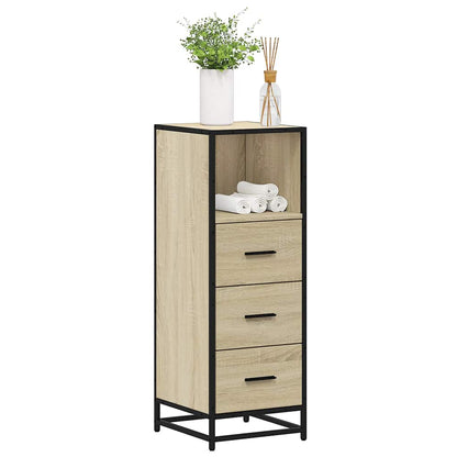 Badeværelsesskab Sonoma Eg 35x37,5x100 cm Træ Materiale