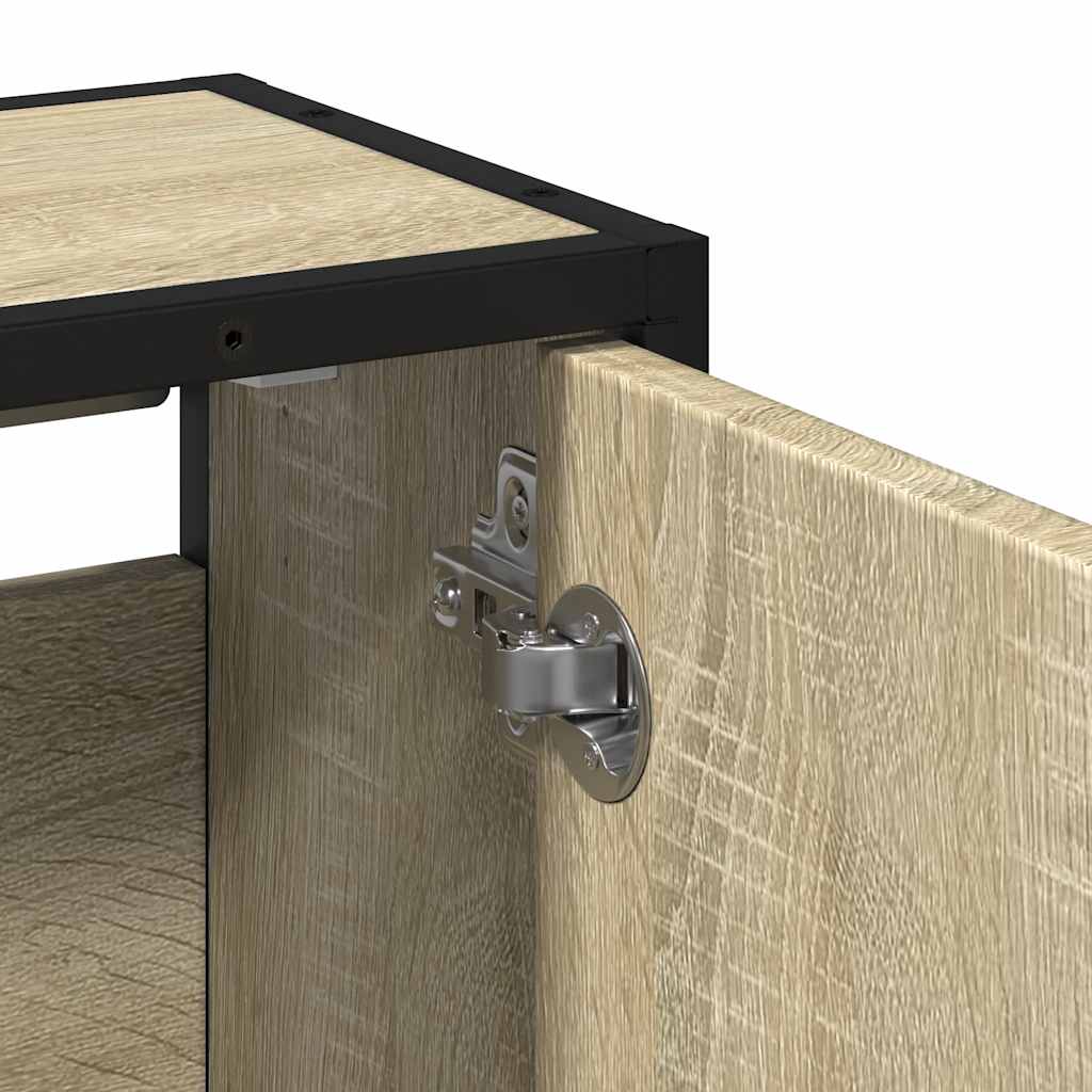 Badezimmer-Spiegelschrank Sonoma-Eiche 65 x 20 x 60 cm Holzwerkstoff