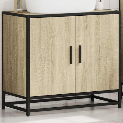 Badeværelsesskab Sonoma Eg 65x33x60 cm Træ Materiale
