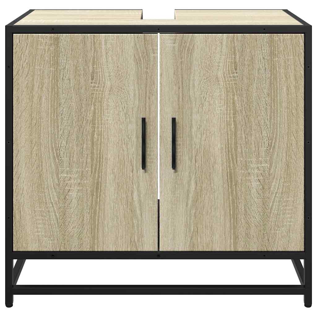 Badeværelsesskab Sonoma Eg 65x33x60 cm Træ Materiale