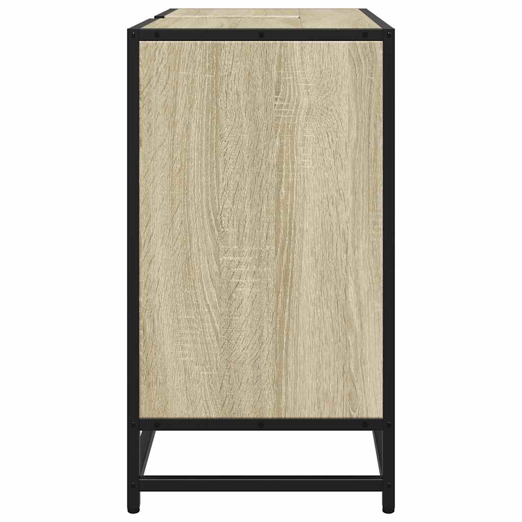 Badeværelsesskab Sonoma Eg 65x33x60 cm Træ Materiale