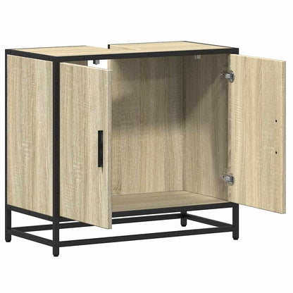 Badeværelsesskab Sonoma Eg 65x33x60 cm Træ Materiale
