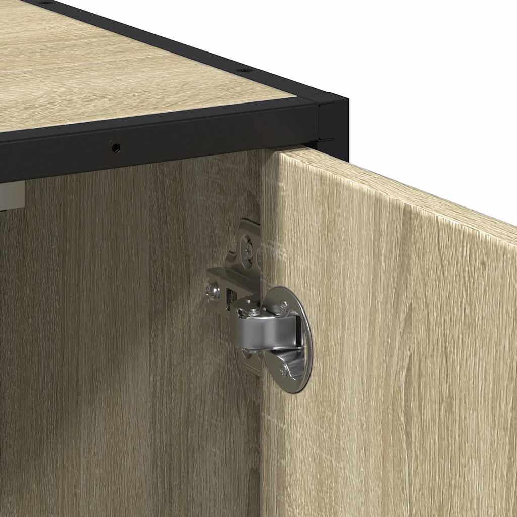 Badeværelsesskab Sonoma Eg 65x33x60 cm Træ Materiale