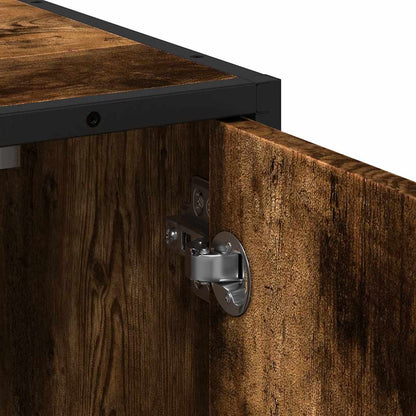 Håndvask underskab røget eg 65x33x60 cm træmateriale