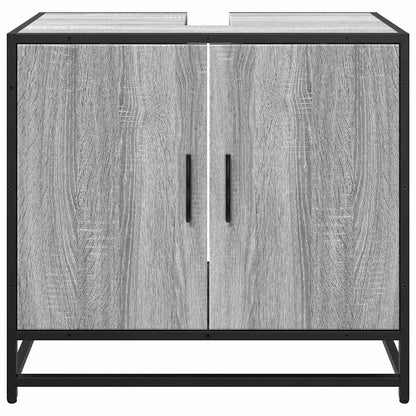 Håndvask Skab Grå Sonoma 65x33x60 cm Træ Materiale