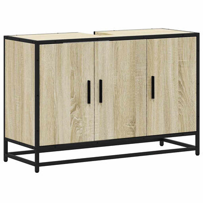 Håndvask underskab Sonoma eg 90x33x60 cm træmateriale