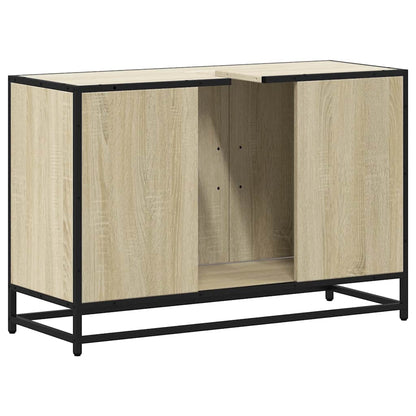 Håndvask underskab Sonoma eg 90x33x60 cm træmateriale