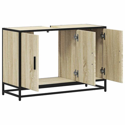 Håndvask underskab Sonoma eg 90x33x60 cm træmateriale