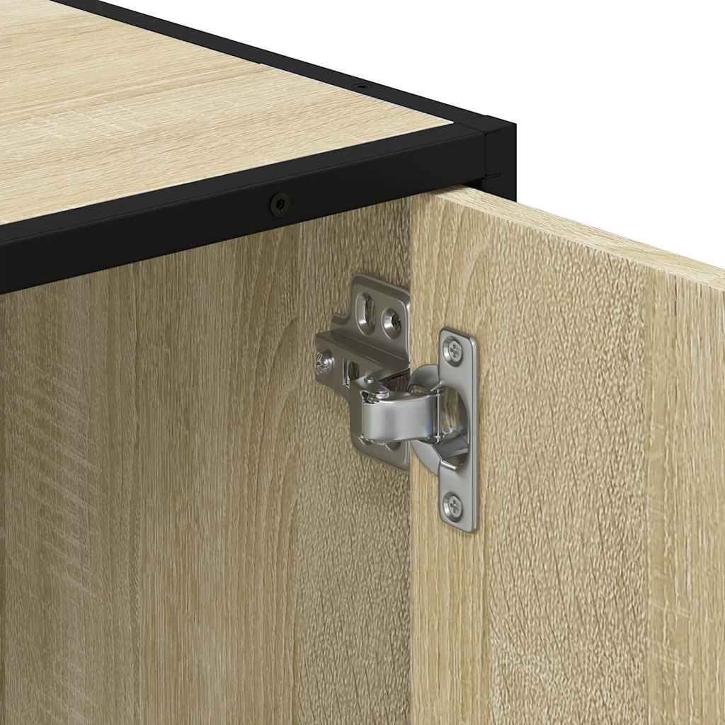 Håndvask underskab Sonoma eg 90x33x60 cm træmateriale