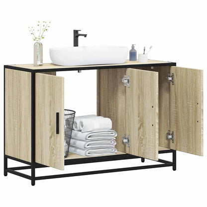 Håndvask underskab Sonoma eg 90x33x60 cm træmateriale
