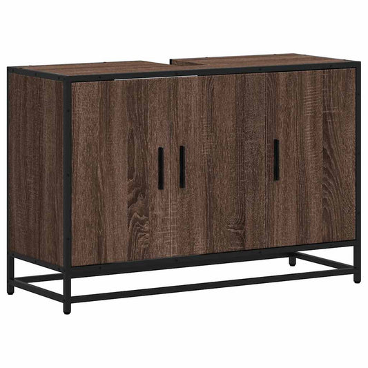 Håndvask Skab Brun Eg Look 90x33x60 cm