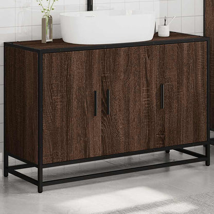Håndvask Skab Brun Eg Look 90x33x60 cm