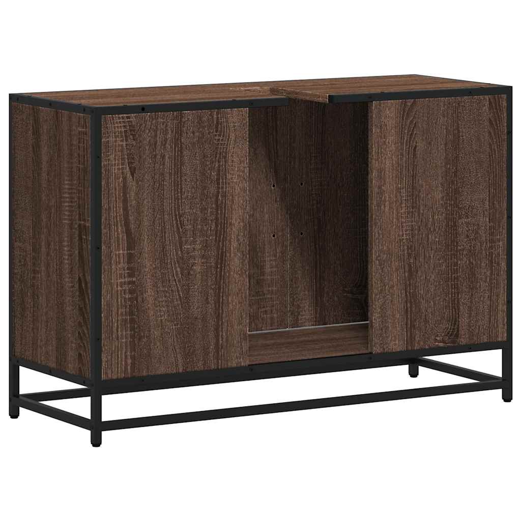 Håndvask Skab Brun Eg Look 90x33x60 cm