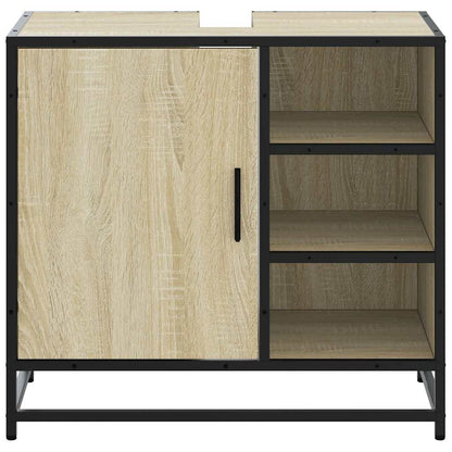 Badeværelsesskab Sonoma Eg 65x33x60 cm Træ Materiale