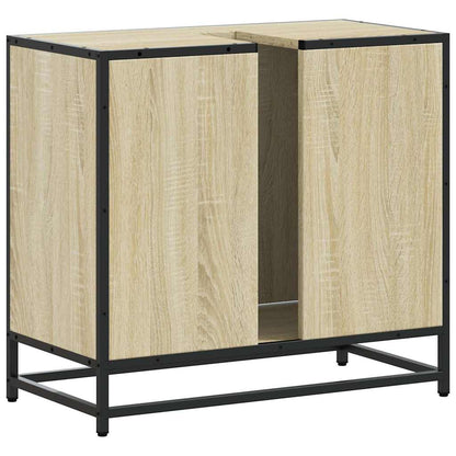 Badeværelsesskab Sonoma Eg 65x33x60 cm Træ Materiale