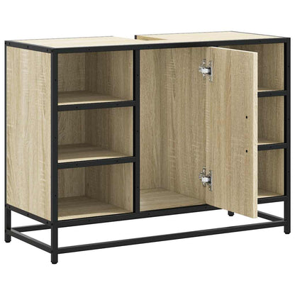 Håndvask underskab Sonoma eg 80x33x60 cm træmateriale