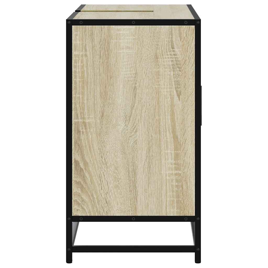 Håndvask underskab Sonoma eg 80x33x60 cm træmateriale