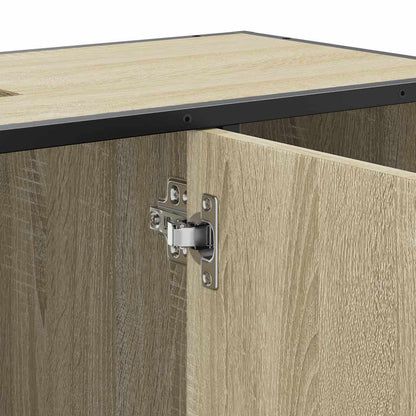 Håndvask underskab Sonoma eg 80x33x60 cm træmateriale