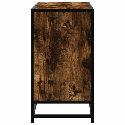 Håndvask underskab røget eg 80x33x60 cm træmateriale