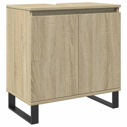 Badeværelsesskab Sonoma Eg 58x33x60 cm Træ Materiale