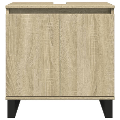 Badeværelsesskab Sonoma Eg 58x33x60 cm Træ Materiale