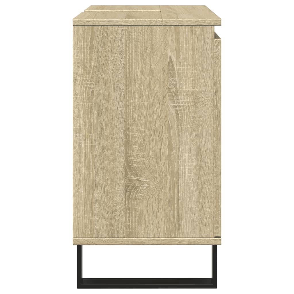 Badeværelsesskab Sonoma Eg 58x33x60 cm Træ Materiale