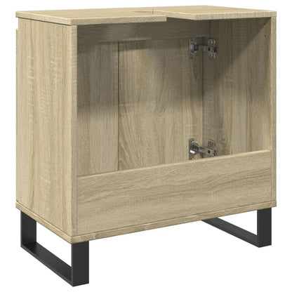 Badeværelsesskab Sonoma Eg 58x33x60 cm Træ Materiale