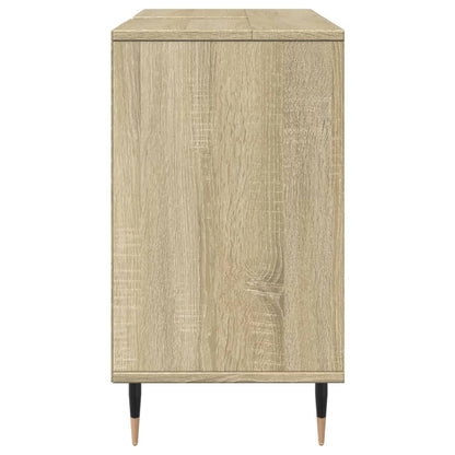Badeværelsesskab Sonoma Eg 80x33x60 cm Træ Materiale